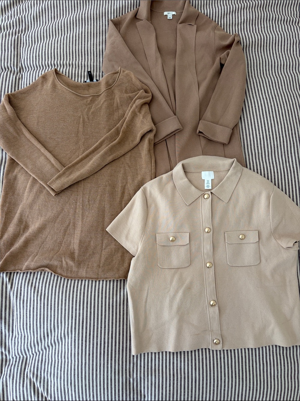 Fall Sweater Bundle - Eileen Fisher, RW&Co, H&M (size L/XL)